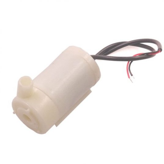 Mini Submersible Water Pump With 1 Feet Plastic Pipe